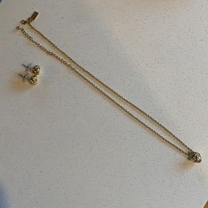 Kate Spade Necklace and Earrings set